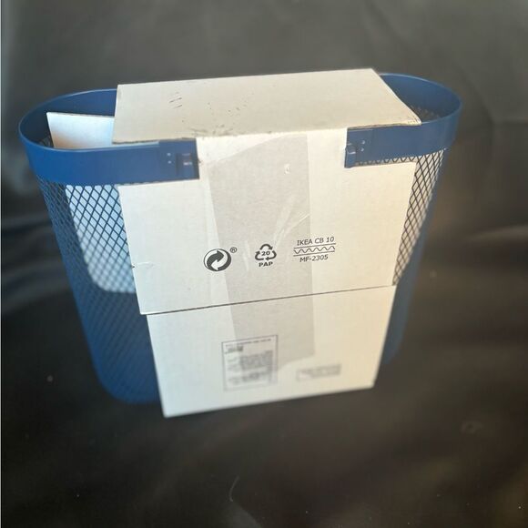 NEW IKEA Storage basket set of 3, dark blue NIB - Picture 6 of 7